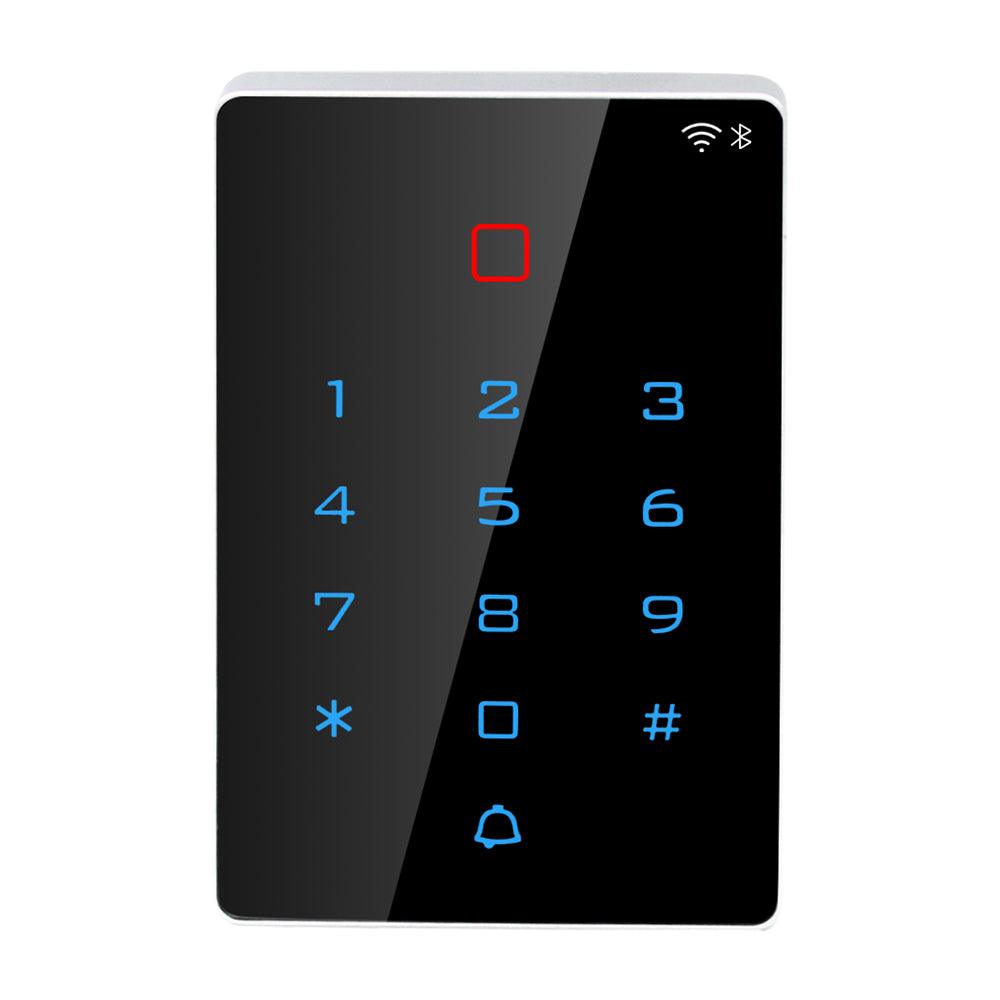 Tuya App RFID Keypad Keyless Access Control 2000 User Capacity EM/MF Card Touch Screen Standalone Reader Non-Waterproof - Gateon Control