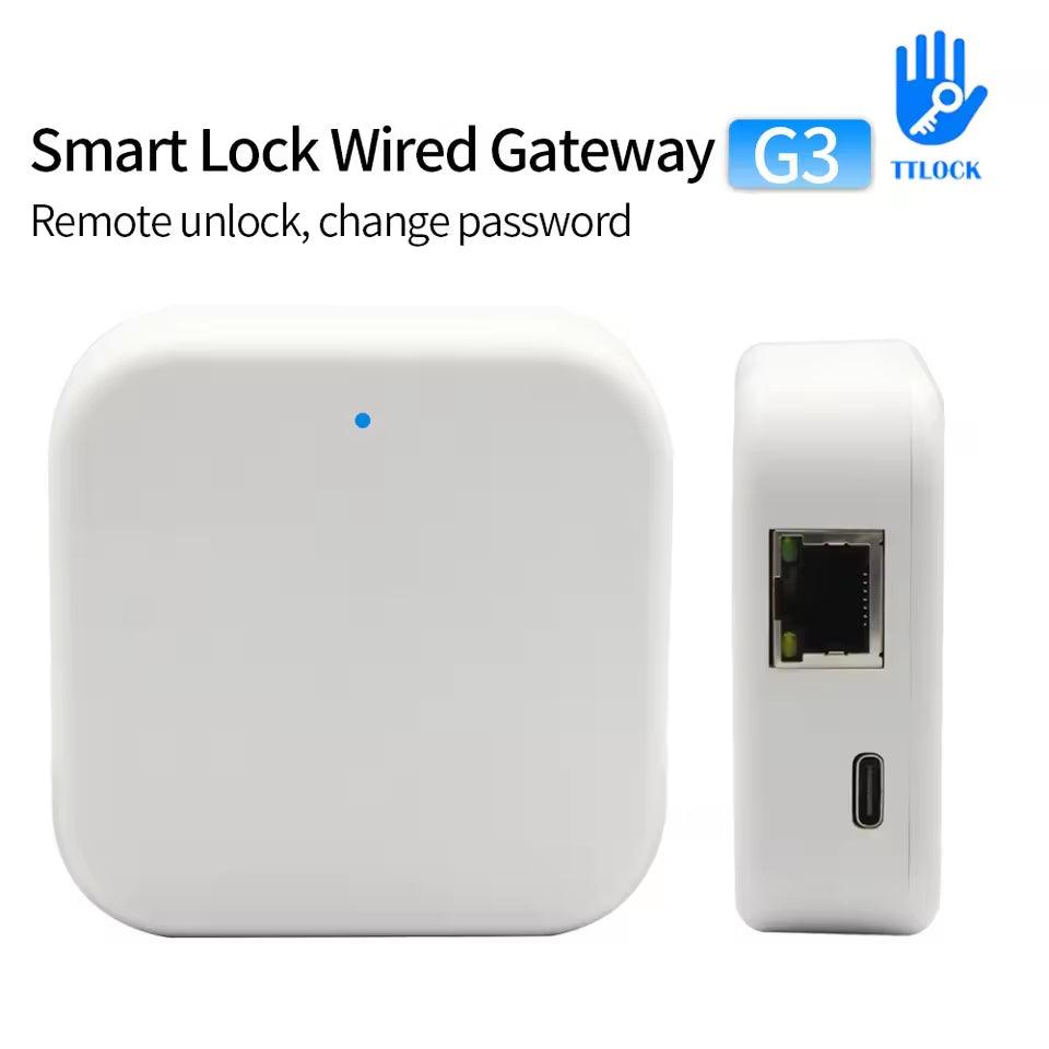 TTLOCK APP G2/G3 WiFi Gateway Hub Smart Door Lock Unlock Bluetooth to Wi-Fi Converter Smart Home Bridge Voice Control for Alexa - Gateon Control