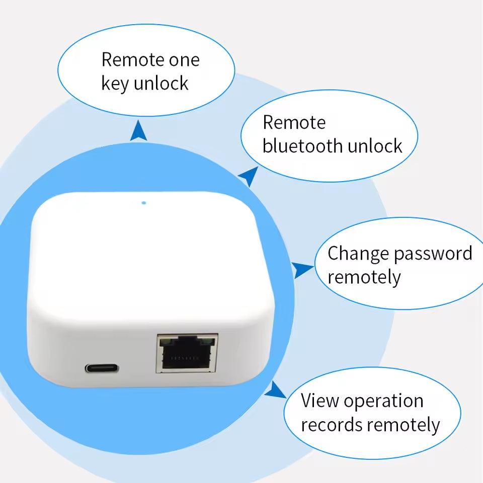 TTLOCK APP G2/G3 WiFi Gateway Hub Smart Door Lock Unlock Bluetooth to Wi-Fi Converter Smart Home Bridge Voice Control for Alexa - Gateon Control
